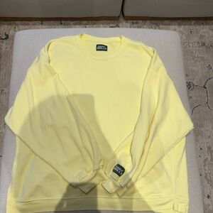 Daily Drills Unisex Oversized Crew Color Lemonade